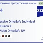 Фотохромная прогрессивная линза для очков Carl Zeiss Progressive DriveSafe Individual 1.74 PhotoFusion X DuraVision DriveSafe UV, Sph 9.00 — -14.00, Cyl 0.00 — 6.00