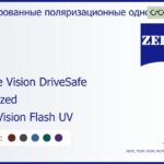 Тонированная поляризационная линза для очков Carl Zeiss Single Vision DriveSafe 1.5 Polarized DuraVision Flash UV, рецептурная, Sph 8.00 — -8.00, Cyl 0.00 — 4.00