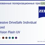 Тонированная поляризационная прогрессивная линза для очков Carl Zeiss Progressive DriveSafe Individual 1.5 Polarized DuraVision Flash UV, Sph 5.00 — -8.00, Cyl 0.00 — 4.00