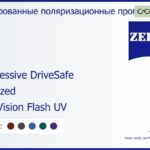 Тонированная поляризационная прогрессивная линза для очков Carl Zeiss Progressive DriveSafe 1.5 Polarized DuraVision Flash UV, Sph 5.00 — -8.00, Cyl 0.00 — 4.00