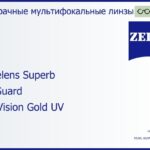Офисная линза для очков Carl Zeiss Officelens Superb 1.6 BlueGuard DuraVision Gold UV, рецептурная, Sph 6.00 — -10.00, Cyl 0.00 — 6.00