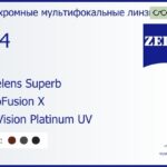 Офисная линза для очков Carl Zeiss Officelens Superb 1.74 PhotoFusion X DuraVision Platinum UV, рецептурная, Sph 9.00 — -14.00, Cyl 0.00 — 6.00