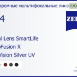 Фотохромная линза для очков с поддержкой аккомодации Carl Zeiss Digital Lens SmartLife 1.74 PhotoFusion X DuraVision Silver UV, рецептурная, Sph 9.00 — -14.00, Cyl 0.00 — 6.00