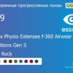 Фотохромная прогрессивная линза для очков из поликарбоната Essilor Varilux Physio Extensee f-360 Airwear 1.59 Transitions Gen S Crizal Rock, Sph 6.00 — -10.00, Cyl 0.00 — 6.00