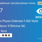 Фотохромная прогрессивная линза для очков Essilor Varilux Physio Extensee f-360 Stylis 1.67 Transitions XTRActive NG Crizal Rock, Sph 9.00 — -14.00, Cyl 0.00 — 6.00