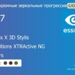 Фотохромная зеркальная прогрессивная линза для очков Essilor Varilux X 3D Stylis 1.67 Transitions XTRActive NG Mirrors, Sph 9.00 — -12.00, Cyl 0.00 — 6.00