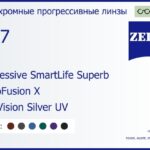 Фотохромная прогрессивная линза для очков Carl Zeiss Progressive SmartLife Superb 1.67 PhotoFusion X DuraVision Silver UV, Sph 8.00 — -12.00, Cyl 0.00 — 6.00