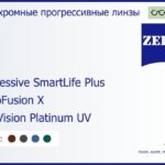 Фотохромная прогрессивная линза для очков Carl Zeiss Progressive SmartLife Plus 1.5 PhotoFusion X DuraVision Platinum UV, Sph 5.00 — -7.00, Cyl 0.00 — 4.00