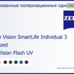 Тонированная поляризационная линза для очков Carl Zeiss Single Vision SmartLife Individual 3 1.5 Polarized DuraVision Flash UV, рецептурная, Sph 8.00 — -8.00, Cyl 0.00 — 4.00