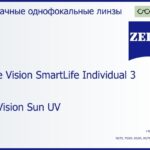 Линза для очков Carl Zeiss Single Vision SmartLife Individual 3 1.6 DuraVision Sun UV, рецептурная, Sph 10.00 — -10.00, Cyl 0.00 — 6.00