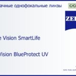 Линза для очков Carl Zeiss Single Vision SmartLife 1.5 DuraVision BlueProtect UV, рецептурная, Sph 6.00 — -6.00, Cyl 0.00 — 4.00