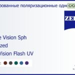 Тонированная поляризационная линза для очков Carl Zeiss Single Vision Sph 1.5 Polarized DuraVision Flash UV, рецептурная, Sph 8.00 — -8.00, Cyl 0.00 — 4.00