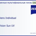Офисная линза для очков Carl Zeiss Officelens Individual 1.5 DuraVision Sun UV, рецептурная, Sph 5.00 — -7.00, Cyl 0.00 — 4.00