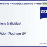 Офисная линза для очков Carl Zeiss Officelens Individual 1.6 DuraVision Platinum UV, рецептурная, Sph 6.00 — -10.00, Cyl 0.00 — 6.00