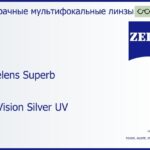 Офисная линза для очков Carl Zeiss Officelens Superb 1.6 DuraVision Silver UV, рецептурная, Sph 6.00 — -10.00, Cyl 0.00 — 6.00