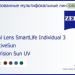 Тонированная линза для очков с поддержкой аккомодации Carl Zeiss Digital Lens SmartLife Individual 3 1.6 AdaptiveSun DuraVision Sun UV, рецептурная, Sph 6.00 — -10.00, Cyl 0.00 — 6.00