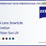 Тонированная линза для очков с поддержкой аккомодации Carl Zeiss Digital Lens SmartLife 1.5 AdaptiveSun DuraVision Sun UV, рецептурная, Sph 5.00 — -7.00, Cyl 0.00 — 4.00