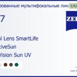 Тонированная линза для очков с поддержкой аккомодации Carl Zeiss Digital Lens SmartLife 1.67 AdaptiveSun DuraVision Sun UV, рецептурная, Sph 8.00 — -12.00, Cyl 0.00 — 6.00