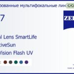 Тонированная линза для очков с поддержкой аккомодации Carl Zeiss Digital Lens SmartLife 1.67 AdaptiveSun DuraVision Flash UV, рецептурная, Sph 8.00 — -12.00, Cyl 0.00 — 6.00