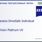 Прогрессивная линза для очков Carl Zeiss Progressive DriveSafe Individual 1.5 DuraVision Platinum UV, Sph 6.00 — -7.00, Cyl 0.00 — 6.00