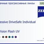 Прогрессивная линза для очков Carl Zeiss Progressive DriveSafe Individual 1.6 DuraVision Flash UV, Sph 10.00 — -10.00, Cyl 0.00 — 6.00