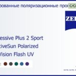 Тонированная поляризационная прогрессивная линза для очков Carl Zeiss Progressive Plus 2 Sport 1.5 AdaptiveSun Polarized DuraVision Flash UV, Sph 5.00 — -5.00, Cyl 0.00 — 4.00