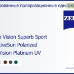 Тонированная поляризационная линза для очков Carl Zeiss Single Vision Superb Sport 1.6 AdaptiveSun Polarized DuraVision Platinum UV, рецептурная, Sph 6.00 — -6.00, Cyl 0.00 — 6.00