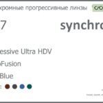 Фотохромная прогрессивная линза для очков Synchrony by Carl Zeiss Progressive Ultra HDV 1.67 PhotoFusion HMC Blue, Sph 8.00 — -12.00, Cyl 0.00 — 6.00