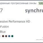 Фотохромная прогрессивная линза для очков Synchrony by Carl Zeiss Progressive Performance HD 1.67 PhotoFusion HMC Blue, Sph 8.00 — -12.00, Cyl 0.00 — 6.00