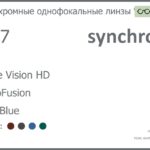 Фотохромная линза для очков Synchrony by Carl Zeiss Single Vision HD 1.67 PhotoFusion HMC Blue, рецептурная, Sph 8.00 — -12.00, Cyl 0.00 — 6.00