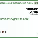 TV Younger Optics 1.6 Transitions Signature Gen8 Gray/Brown HMC РЕЦЕПТУРНАЯ ЛИНЗА