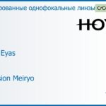 Тонированная линза для очков Hoya Hilux Eyas 1.6 Color Hi-Vision Meiryo, Sph 6.00 — -8.00, Cyl 0.00 — 3.00