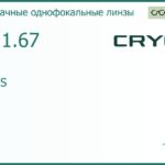 Линза для очков CRYOL 1.67 AS LOTOS