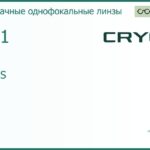 Линза для очков CRYOL 1.61 LOTOS