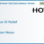 Прогрессивная линза для очков Hoya Hoyalux ID MySelf 1.6 Hi-Vision Meiryo, Sph 8.00 — -11.00, Cyl 0.00 — 6.00