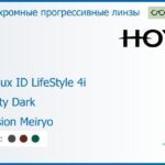 Фотохромная прогрессивная линза для очков Hoya Hoyalux ID LifeStyle 4i 1.6 Sensity Dark Hi-Vision Meiryo, Sph 8.00 — -10.00, Cyl 0.00 — 6.00