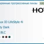 Фотохромная прогрессивная линза для очков Hoya Hoyalux ID LifeStyle 4i 1.5 Sensity Dark HVLL BLC, Sph 6.00 — -8.00, Cyl 0.00 — 6.00