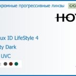 Фотохромная прогрессивная линза для очков Hoya Hoyalux ID LifeStyle 4 1.5 Sensity Dark HVLL UVC, Sph 6.00 — -8.00, Cyl 0.00 — 6.00