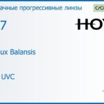 Прогрессивная линза для очков Hoya Hoyalux Balansis 1.67 HVLL UVC, Sph 8.00 — -12.00, Cyl 0.00 — 6.00