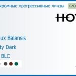 Фотохромная прогрессивная линза для очков Hoya Hoyalux Balansis 1.5 Sensity Dark HVLL BLC, Sph 6.00 — -8.00, Cyl 0.00 — 6.00