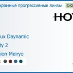 Фотохромная прогрессивная линза для очков Hoya Hoyalux Daynamic 1.6 Sensity 2 Hi-Vision Meiryo, Sph 6.00 — -10.00, Cyl 0.00 — 6.00