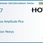Прогрессивная линза для очков Hoya Hoyalux Amplitude Plus 1.67 Hi-Vision Meiryo, Sph 8.00 — -13.00, Cyl 0.00 — 6.00