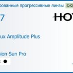 Тонированная прогрессивная линза для очков Hoya Hoyalux Amplitude Plus 1.67 Color Hi-Vision Sun Pro, Sph 8.00 — -13.00, Cyl 0.00 — 6.00