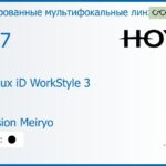 Тонированная мультифокальная линза для очков Hoya Hoyalux iD WorkStyle 3 1.67 Color Hi-Vision Meiryo, рецептурная, Sph 7.00 — -13.00, Cyl 0.00 — 6.00