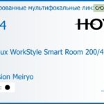 Тонированная мультифокальная линза для очков Hoya Hoyalux WorkStyle Smart Room 200/400 1.74 Color Hi-Vision Meiryo, рецептурная, Sph 12.00 — -13.00, Cyl 0.00 — 6.00