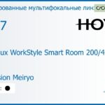 Тонированная мультифокальная линза для очков Hoya Hoyalux WorkStyle Smart Room 200/400 1.67 Color Hi-Vision Meiryo, рецептурная, Sph 8.00 — -13.00, Cyl 0.00 — 6.00