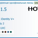 Фотохромная линза для очков Hoya Nulux iDentity V+ 1.5 AS Sensity 2 HVLL UVC, рецептурная, Sph 10.00 — -10.00, Cyl 0.00 — 6.00