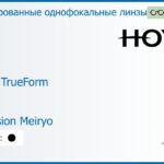 Тонированная линза для очков Hoya Hilux TrueForm 1.6 Color Hi-Vision Meiryo, рецептурная, Sph 8.00 — -13.00, Cyl 0.00 — 4.00