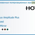 Тонированная поляризационная зеркальная прогрессивная линза для очков Hoya Hoyalux Amplitude Plus 1.5 Polarized Light Mirror, Sph 3.00 — -8.00, Cyl 0.00 — 6.00