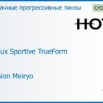 Прогрессивная линза для очков Hoya Hoyalux Sportive TrueForm 1.5 Hi-Vision Meiryo, Sph 4.00 — -4.00, Cyl 0.00 — 4.00
